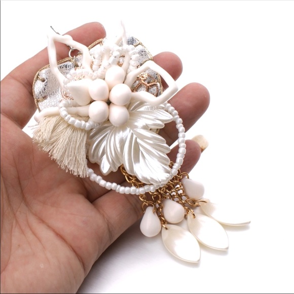 Pearl maxi earrings - Picture 2 of 3